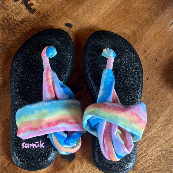 Sanuk Kids Rainbow Sandals - Picture 1 of 3